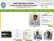 Tablet Screenshot of jnvosmanabad.org